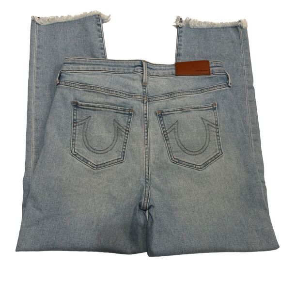True Religion Sz 29 STARR HIGH RISE STRAIGHT JEAN - Picture 1 of 13